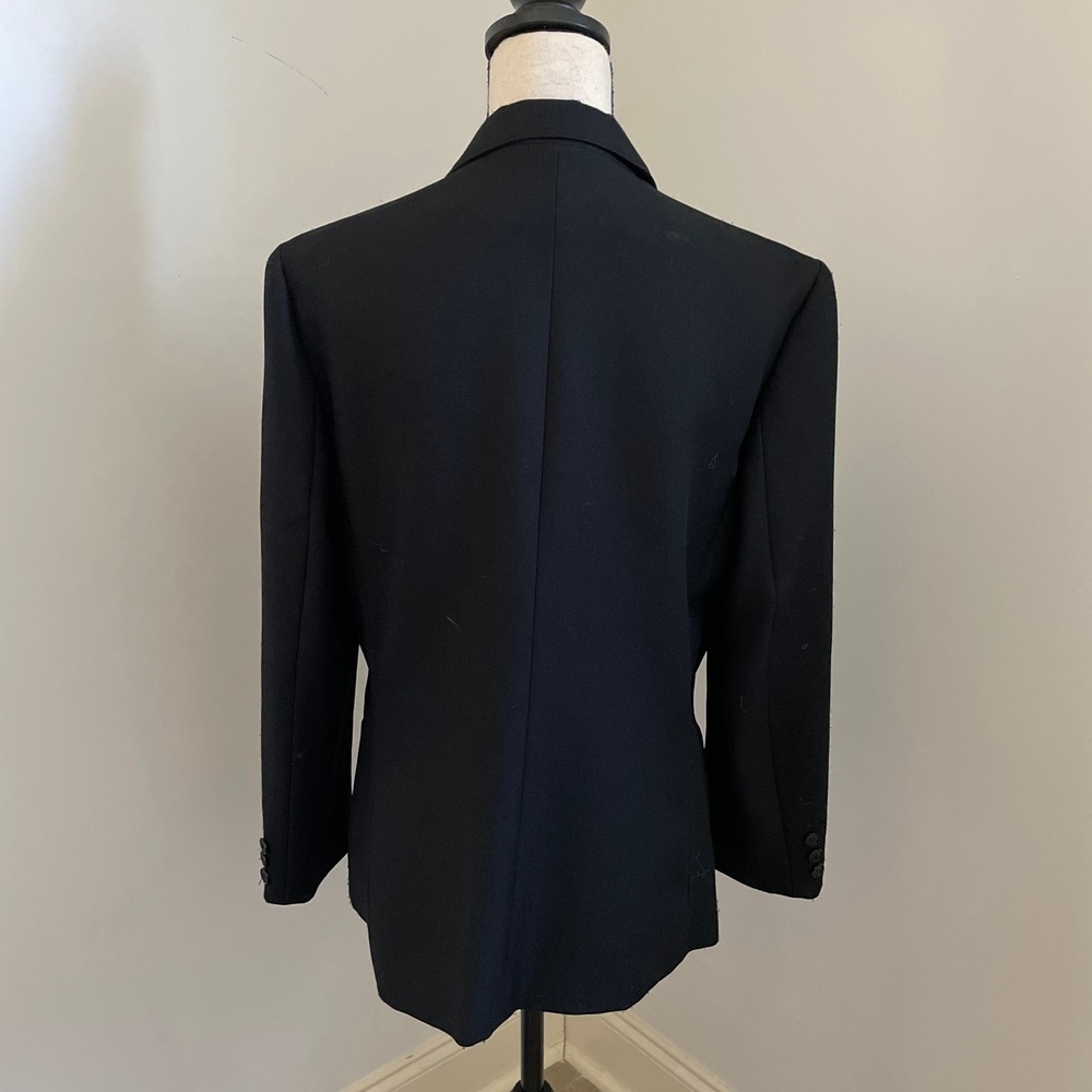 Haberdashery Vintage Black Blazer Womens Size 14 Business Casual Office Wear Vtg - Picture 4 of 10